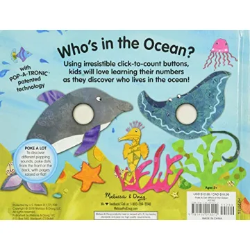 Who's in the Ocean Poke-a-Dot Interactive Book for Kids