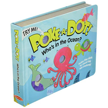 Who's in the Ocean Poke-a-Dot Interactive Book for Kids
