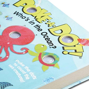 Who's in the Ocean Poke-a-Dot Interactive Book for Kids