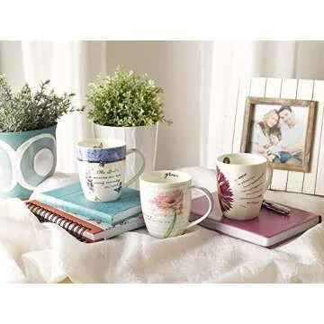 Inspirational Flower Mug - Jer 29:11 Perfect for Gifting