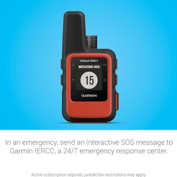 Garmin inReach Mini 2 Satellite Communicator for Adventurers