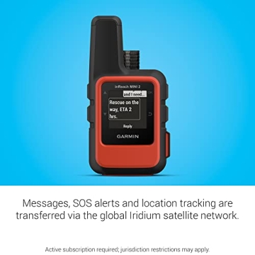 Garmin inReach Mini 2 Satellite Communicator for Adventurers