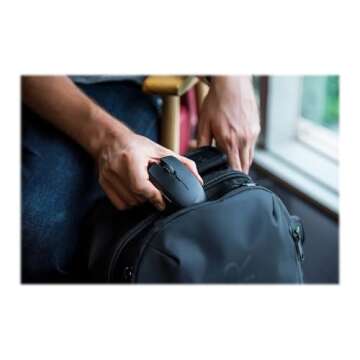 Razer Atheris Ambidextrous Wireless Mouse: 7200 DPI Optical Sensor - 350 Hr Battery Life - USB Wireless Receiver & Bluetooth Connection - Classic Black