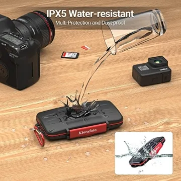 Kiorafoto Memory Card Case - Waterproof & Shockproof