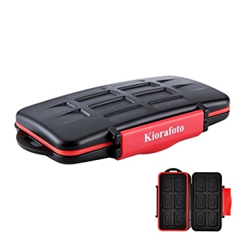 Kiorafoto Memory Card Case - Waterproof & Shockproof