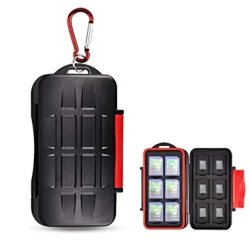 Kiorafoto Memory Card Case - Waterproof & Shockproof