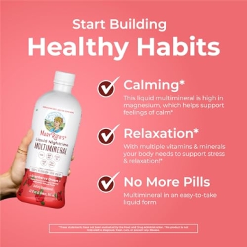 MaryRuth Organics Liquid Nighttime Multimineral Sleep Support