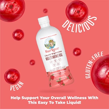 MaryRuth Organics Liquid Nighttime Multimineral Sleep Support