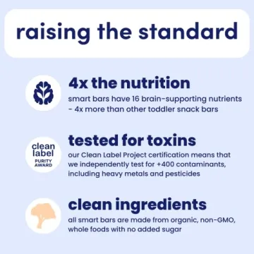 Cerebelly Toddler Snack Bars - Healthy, Organic Snack Bars for Kids