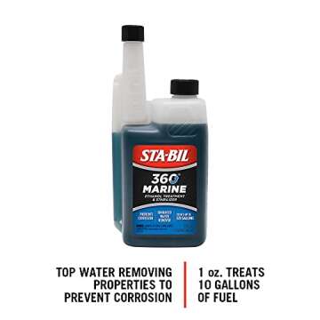 STA-BIL Marine Fuel System Treatment | Full Fuel System Cleaner, Fuel Injector Cleaner | Fuel Additi...