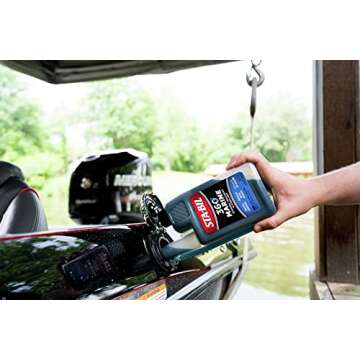 STA-BIL Marine Fuel System Treatment | Full Fuel System Cleaner, Fuel Injector Cleaner | Fuel Additive for Boats & Watercrafts, In-Season Cleaning & Protection 32 Fl. Oz.