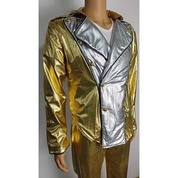 MJ World Tour Gold History Jacket Costume for Kids