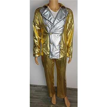 MJ World Tour Gold History Jacket Costume for Kids