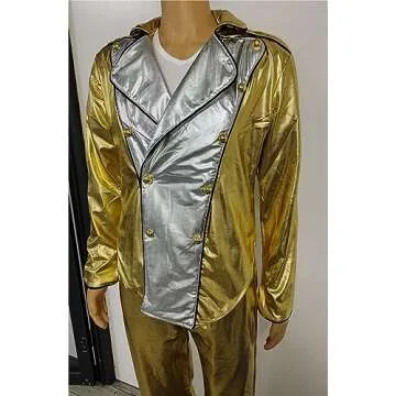 MJ World Tour Gold History Jacket Costume for Kids