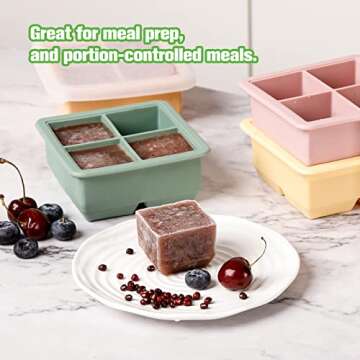 Haakaa Silicone Baby Food Freezer Tray for Baby Food