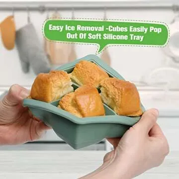 Haakaa Silicone Baby Food Freezer Tray for Baby Food