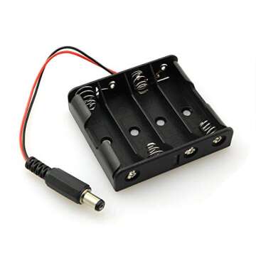 ZRM&E 6V Power Box 4xAA Battery Holder with Connector