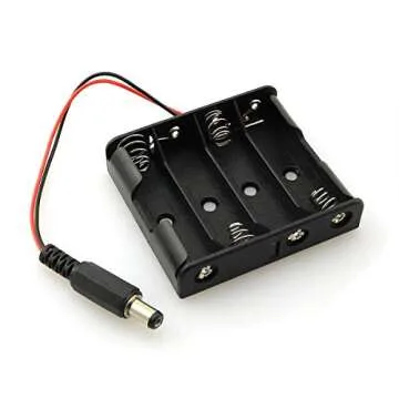 ZRM&E 6V Power Box 4xAA Battery Holder with Connector