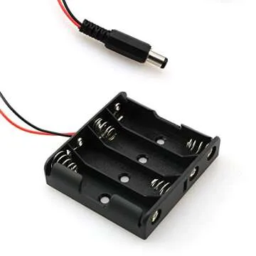 ZRM&E 6V Power Box 4xAA Battery Holder with Connector