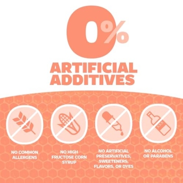 Genexa Kids’ Organic Honey Cough Syrup, Dye Free & Non-GMO