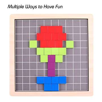 GEMEM Wooden Montessori Math Counting Hundred Board Toys, 1-100 Consecutive Numbers Learning & Educational Game Toy for Kids Toddlers 3 Year Old with Storage Bag