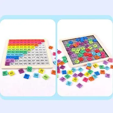 GEMEM Montessori Math Counting Board for Kids 3 Years+