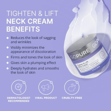 goPure Neck Firming Cream for Anti-Aging and Hydration