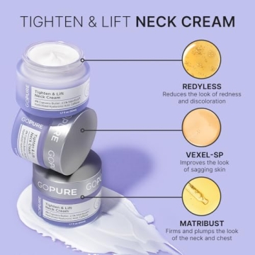 goPure Neck Firming Cream for Anti-Aging and Hydration