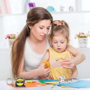 3ft Small Tape Measure Keychain, Portable and Retractable Mini Tape Measure with Slide Lock Mechanism for Daily Use Gadgets or Kids Construction Party Favors Gifting Prize Bag Fillers (12)