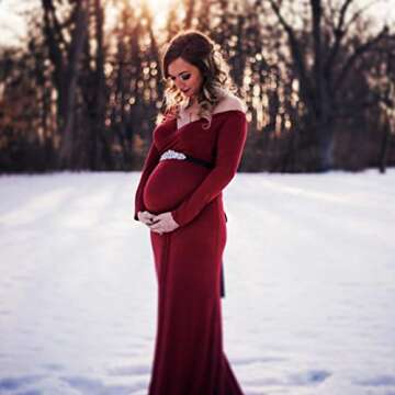 yanstar Crystal Wedding Bridal Belt with Pearls for Elegance