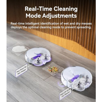 NARWAL Freo Z Ultra Robot Vacuum and Mop Combo, Dual RGB Cameras and Chips, AI Avoidance, 12000Pa Suction, Real-Time Decisions, Adaptive Hot-Water Self Wash & Self Emptying, Pet Hair, Quiet, White