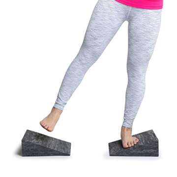 OPTP PRO-Slant Incline Squat Wedge Pair for Stretching and Rehab