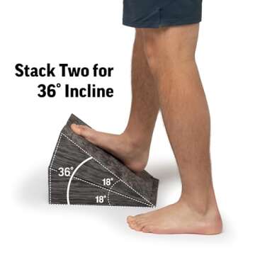 OPTP PRO-Slant Incline Squat Wedge Pair for Stretching and Rehab
