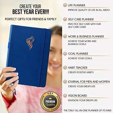 Freedom Mastery and Goal Setting Planner 2023, Life Organizer, Personal Gratitude, Monthly Calendar