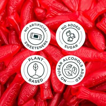 SmartSweets Low Sugar Sweet Fish Candy 1.8 Oz - Plant-Based