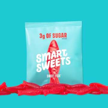 SmartSweets Low Sugar Sweet Fish Candy 1.8 Oz - Plant-Based