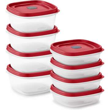 16-Piece BPA-Free Food Storage Set with Vented Lids