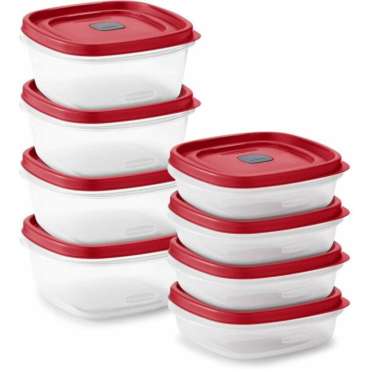 16-Piece BPA-Free Food Storage Set with Vented Lids
