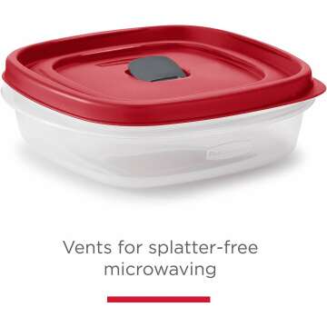 16-Piece BPA-Free Food Storage Set with Vented Lids