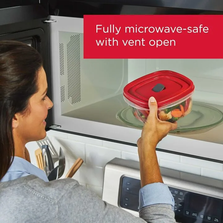 16-Piece BPA-Free Food Storage Set with Vented Lids