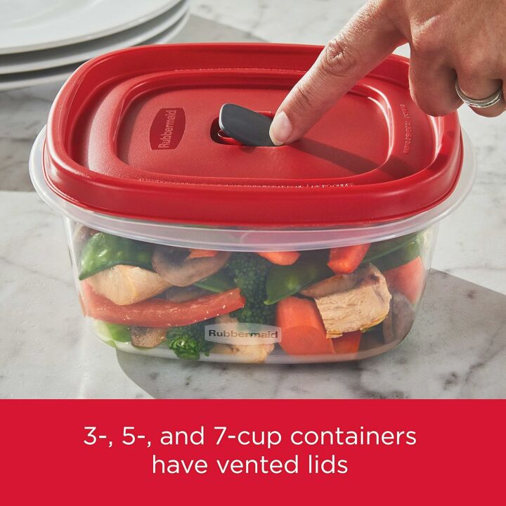 16-Piece BPA-Free Food Storage Set with Vented Lids