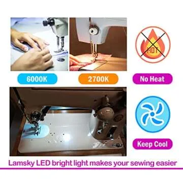 Lamsky BA15D LED Sewing Machine Bulb - Energy Efficient Replacement