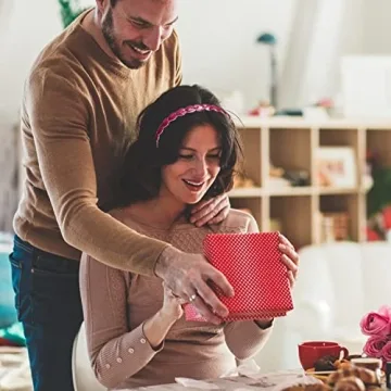 PHALIN 3PCS Valentine’s Day Heart Headbands for Women Glitter Rhinestone Heart Hairbands Sweet Love Heart Hair Hoop Festive Gifts (3PCS Glitter Headband)