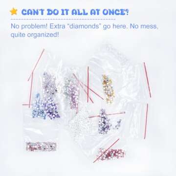 Diamond Art Kits for Kids - Crafts for Girls 8-12 - Diamond Art Painting with Wooden Frame - Arts and Crafts for Kids Ages 4-6 8-10 - GEM Art Supplies Dots for Adult Beginners Home Wall Decor Gifts