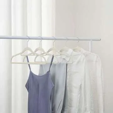 Fancial Velvet Non-Slip Hangers 10 Pack for elegant organization