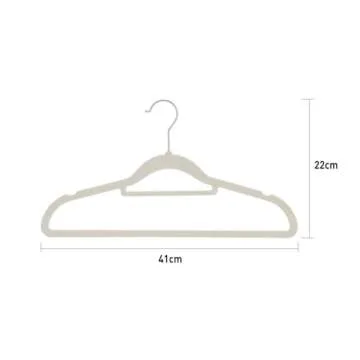 Fancial Velvet Non-Slip Hangers 10 Pack for elegant organization