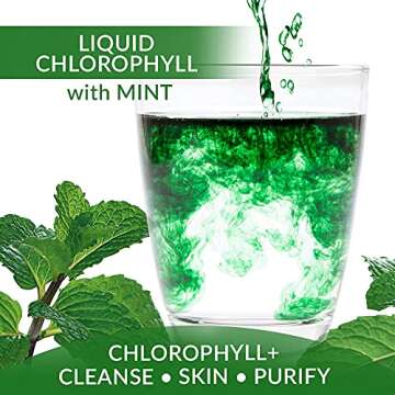 Eniva Liquid Chlorophyll Super Greens - Vegan Mint Flavor