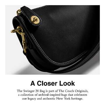 Shop COACH Originals Glovetanned Leather Swinger 20 Bag