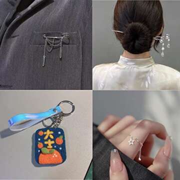 2000Pcs Stainless Steel Jump Rings for Jewelry Making