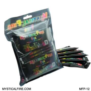 Mystical Fire Plus Campfire Fireplace Colorant Packets (12 Pack, Mystical Fire Plus)